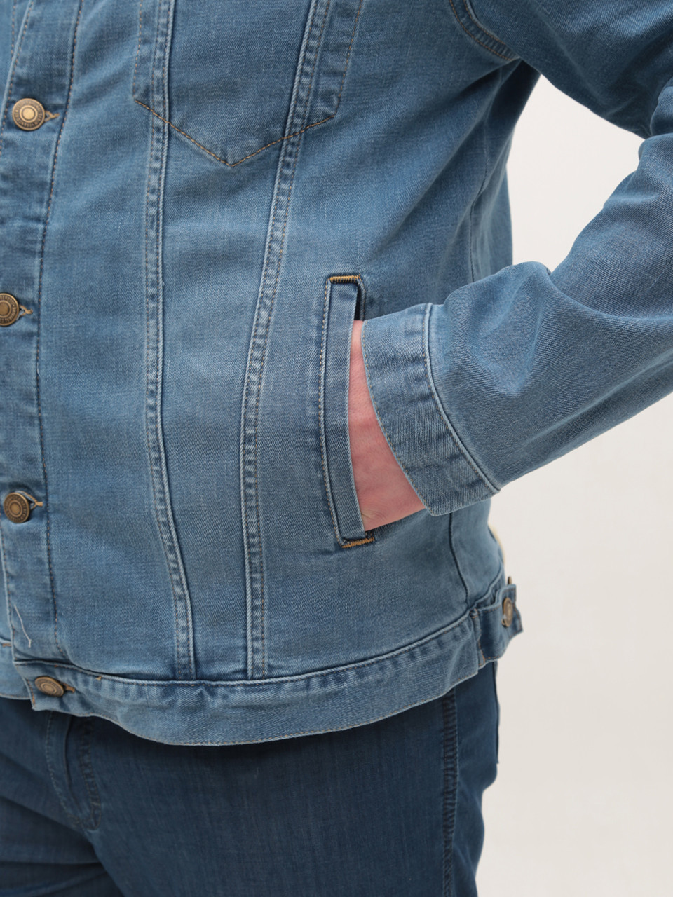 Куртка джинсова чоловіча блакитна 19092 7477 262