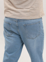 Джинси чоловічі блакитні МОМ із високою посадкою 2030-549