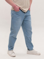 Джинси чоловічі блакитні МОМ із високою посадкою 2030-549