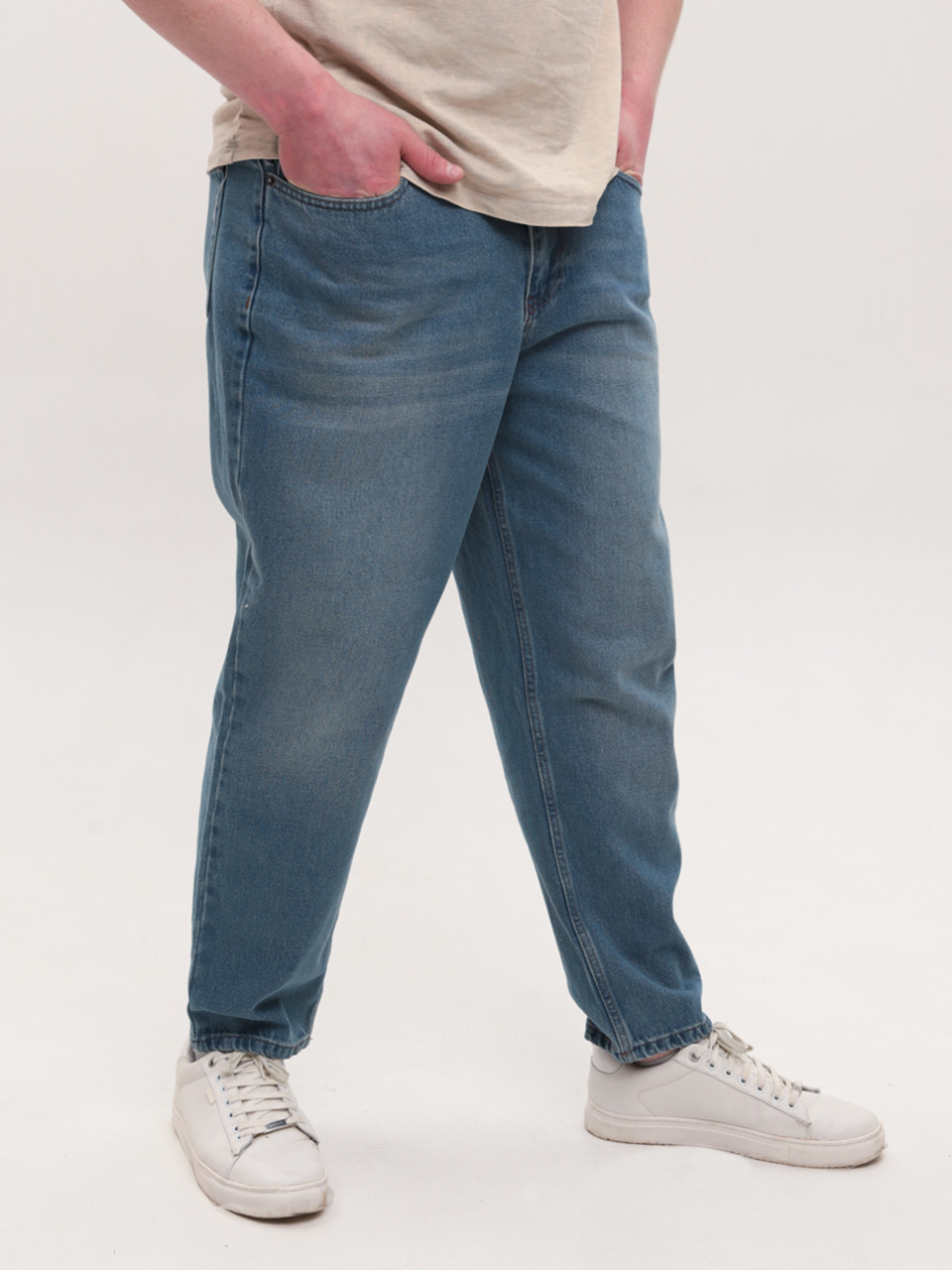 Джинси чоловічі сині релакс фіт 2030-558
