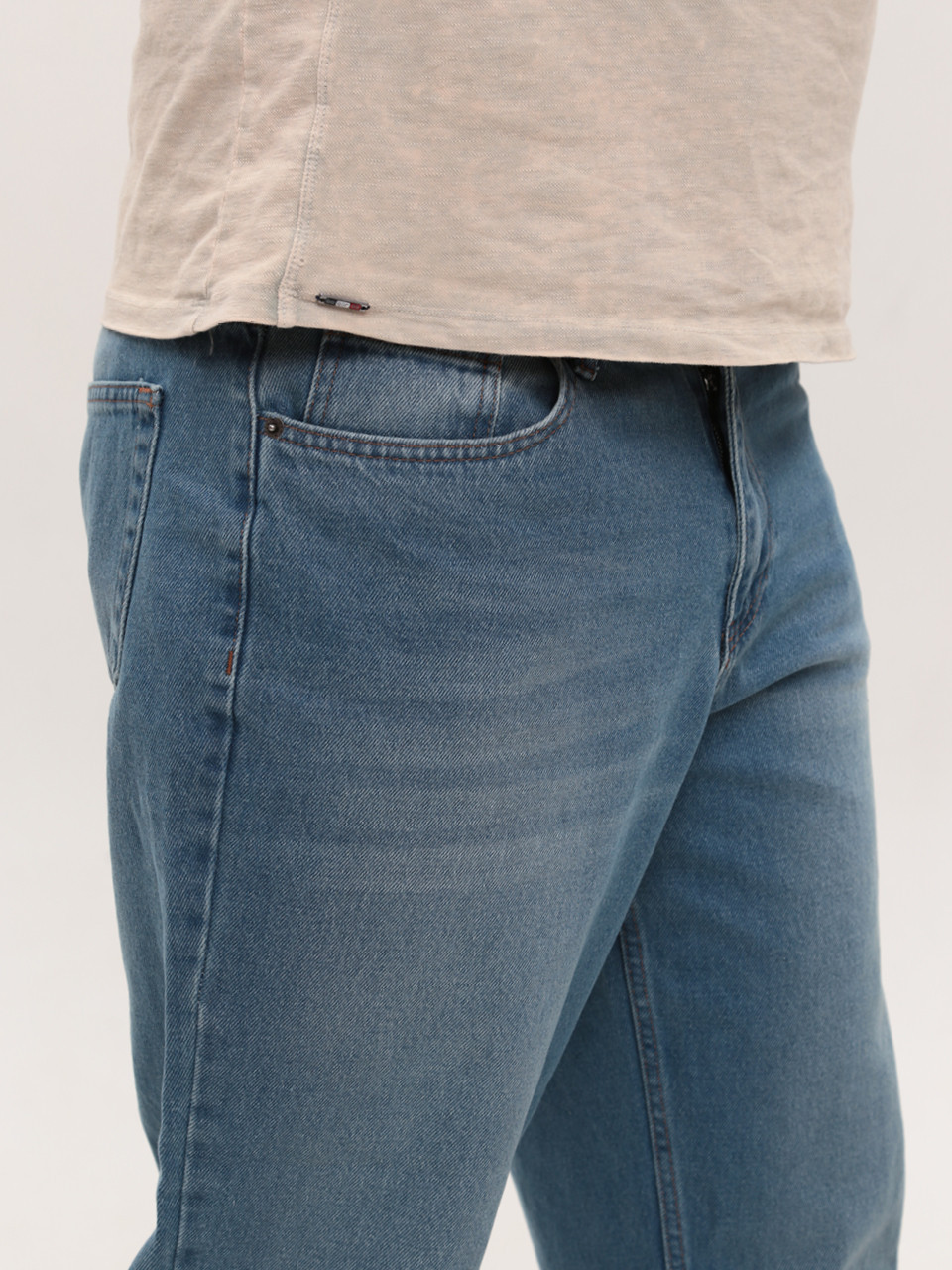 Джинси чоловічі сині релакс фіт 2030-558