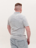 Поло чоловіче світло-сіре з варкою 5014-1
