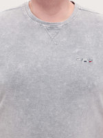 Футболка чоловіча пряма світло-сіра з варкою 5213-3