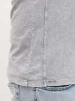 Футболка чоловіча пряма світло-сіра з варкою 5213-3