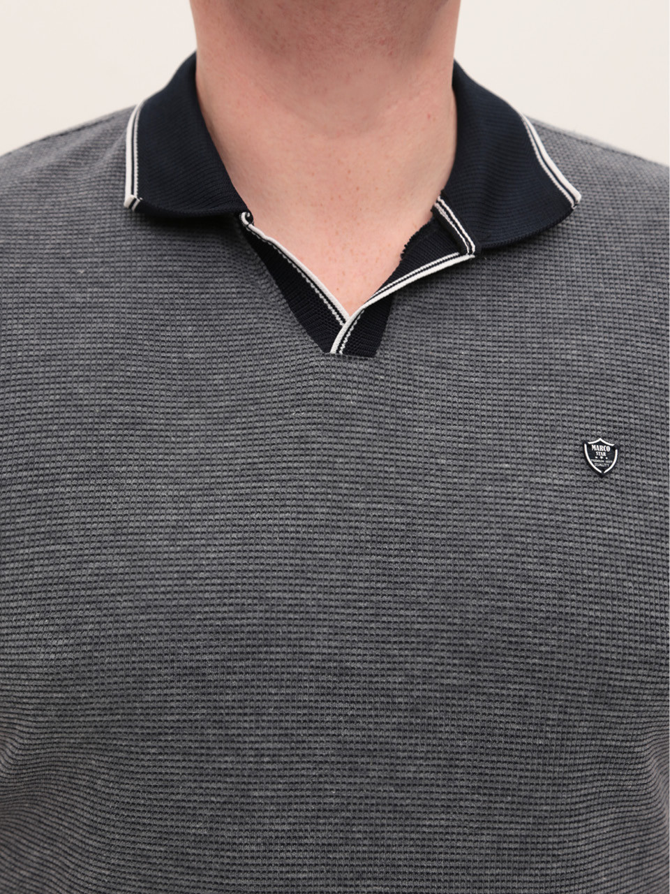 Поло чоловіче темно-синє 9619-2