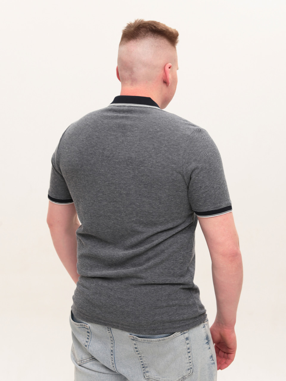 Поло чоловіче темно-синє 9619-2