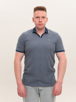 Поло чоловіче синє короткий рукав 9619-1