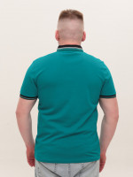 Поло чоловіче зелене короткий рукав 9612-3