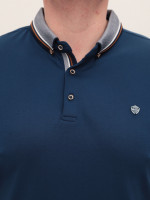 Поло чоловіче темно-синє однотонне короткий рукав 9605-1