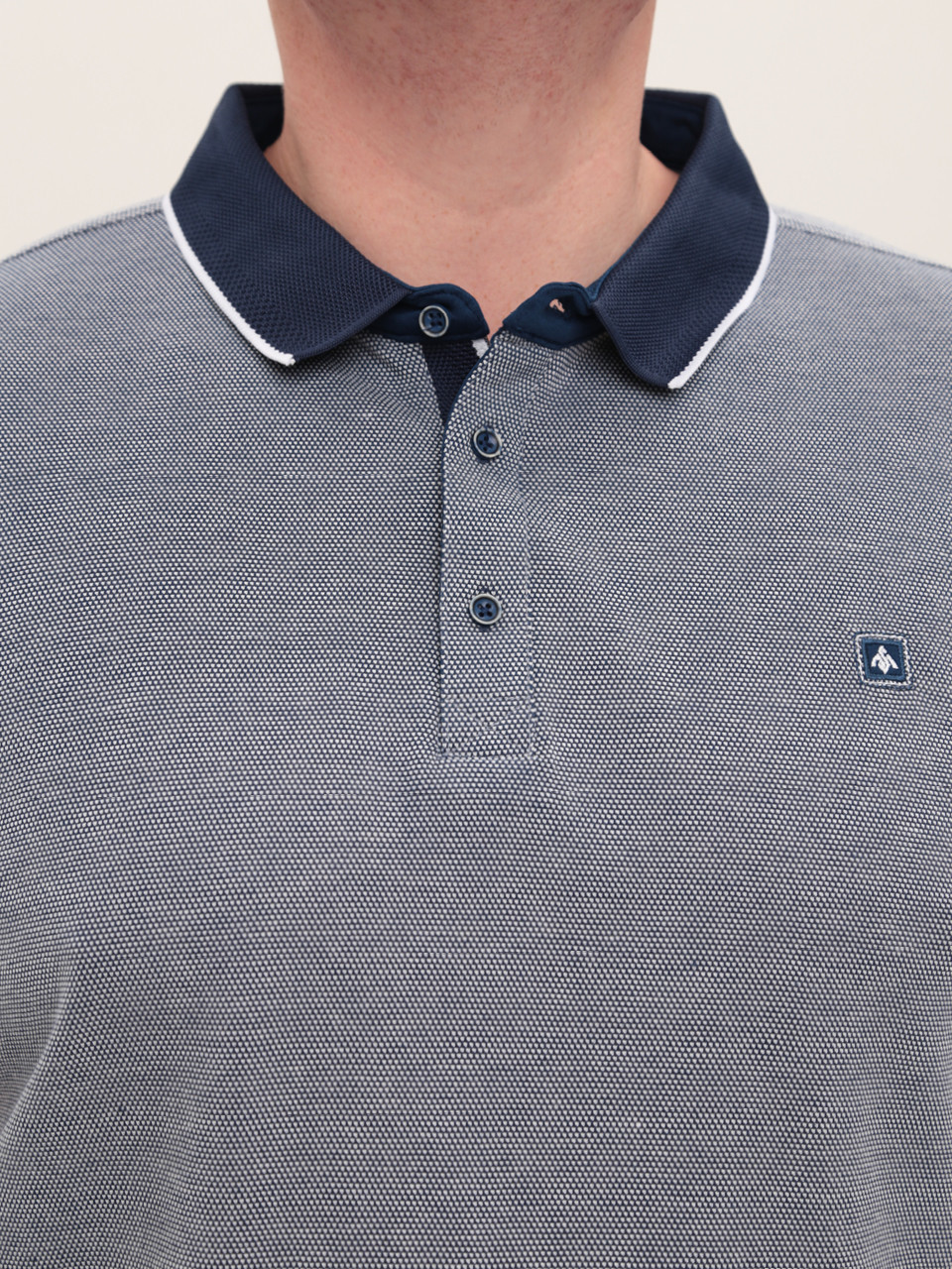 Поло чоловіче сіре великі розміри 1010-B-1