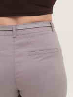 Штани жіночі сірі широкі зі стрейчем 10508-4