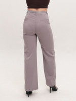 Штани жіночі сірі широкі зі стрейчем 10508-4