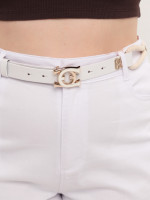 Шорти жіночі білі прямі зі стрейчем 6034-2