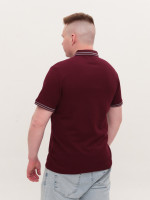 Поло чоловіче бордове пряме 9427-3