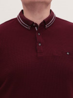 Поло чоловіче бордове пряме 9427-3