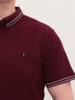 Поло чоловіче бордове пряме 9427-3