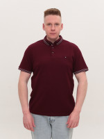 Поло чоловіче бордове пряме 9427-3