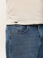 Джинсы мужские синие багги с высокой посадкой 3998