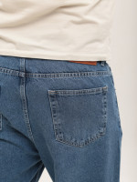 Джинсы мужские синие багги с высокой посадкой 3998