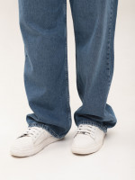 Джинсы мужские синие багги с высокой посадкой 3998