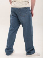 Джинсы мужские синие багги с высокой посадкой 3998
