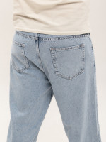 Джинси чоловічі світло-блакитні баггі з високою посадкою 3990