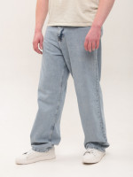 Джинси чоловічі світло-блакитні баггі з високою посадкою 3990