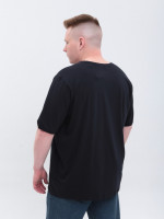 Футболка чоловіча темно-синя великий розмір 8107-SB-01