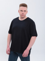 Футболка чоловіча темно-синя великий розмір 8107-SB-01