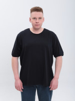 Футболка чоловіча темно-синя великий розмір 8107-SB-01
