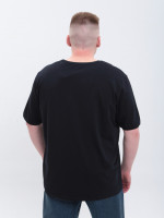 Футболка чоловіча темно-синя великий розмір 8107-SB-01