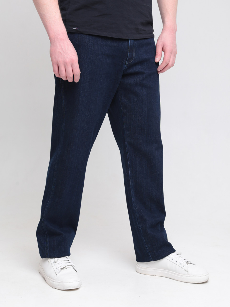 Джинси чоловічі темно-сині великі розміри 615-B-2