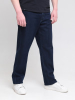 Джинси чоловічі темно-сині великі розміри 615-B-2