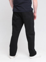 Джинсы мужские черные прямые большие размеры 615-B-3