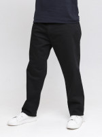 Джинсы мужские черные прямые большие размеры 615-B-3