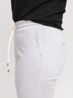 Жіночі шорти світло-сірі бавовняні зі стрейчем 2027-B-1