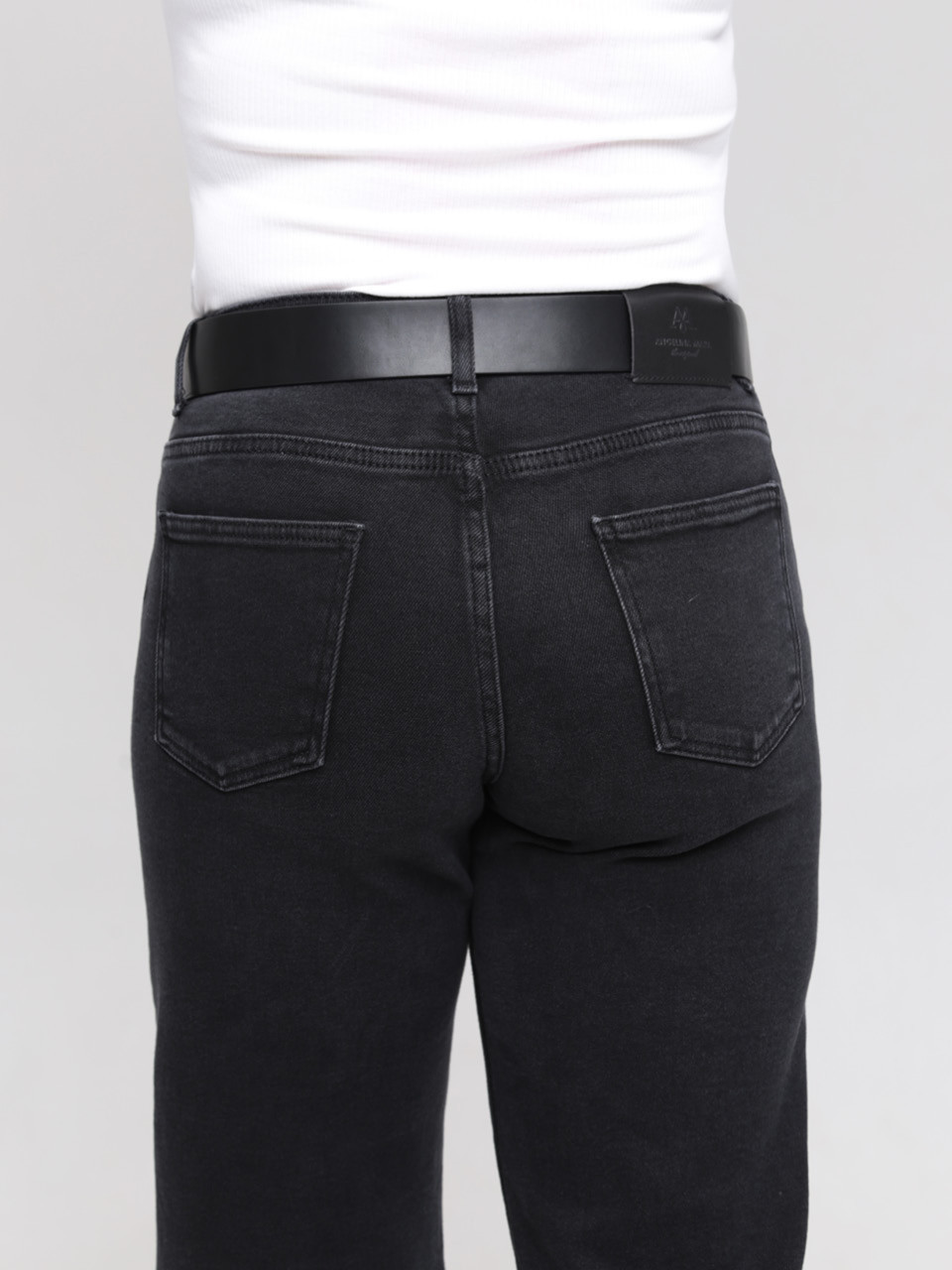 Джинси жіночі чорні палаццо зі стрейчем 3185-012