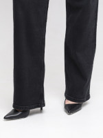 Джинси жіночі чорні палаццо зі стрейчем 3185-012