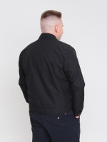 Куртка чоловіча чорна демісезонна пряма 5009-1