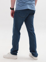 Джинсы мужские светло-синие прямые тонкие со стрейчем 4498