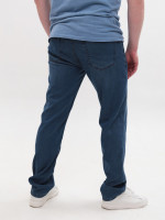 Джинсы мужские светло-синие прямые тонкие со стрейчем 4498