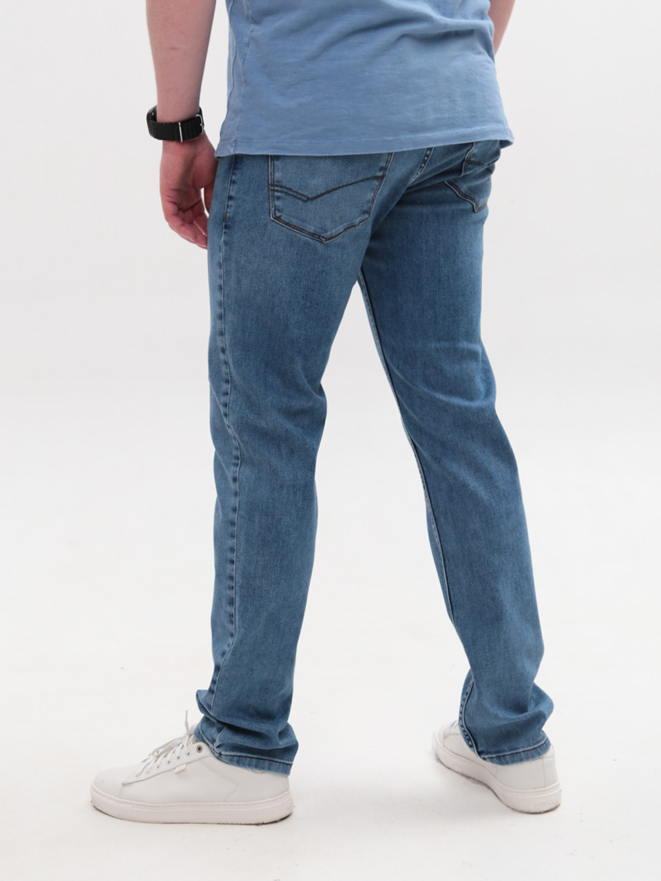 Джинси чоловічі прямі зі стрейчем 4468-1