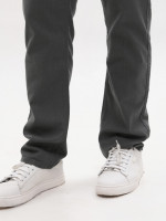 Штани чоловічі тонкі прямі темно-зелені 24221 7580 0602