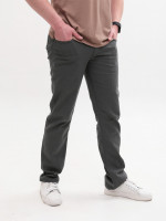 Штани чоловічі тонкі прямі темно-зелені 24221 7580 0602