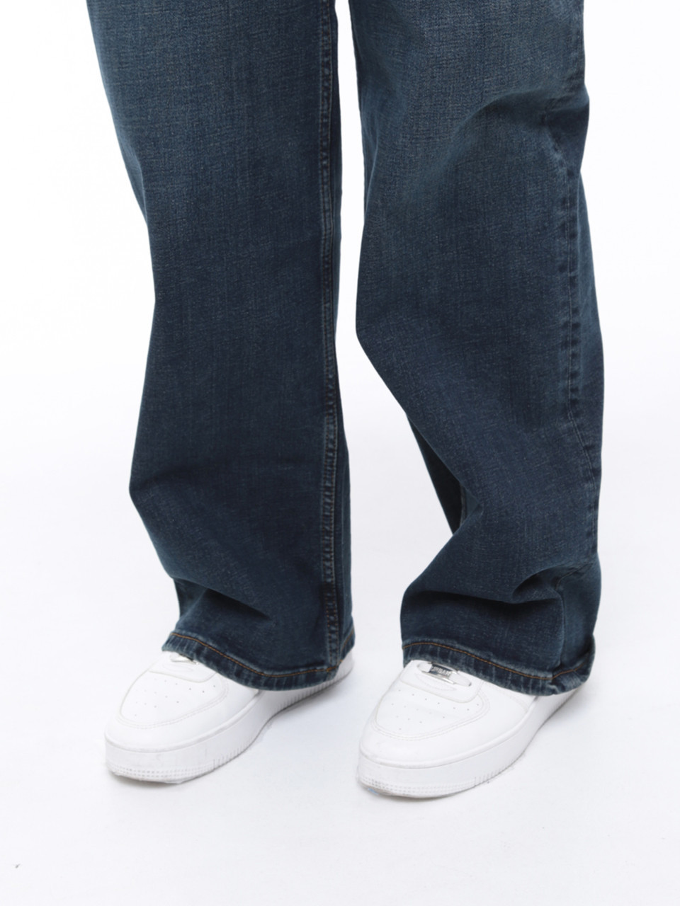 Джинси жіночі брудно-сині палаццо зі стрейчем 3187-0131