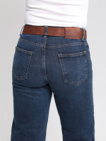 Джинси жіночі сині палаццо зі стрейчем великий розмір 3187-B-013