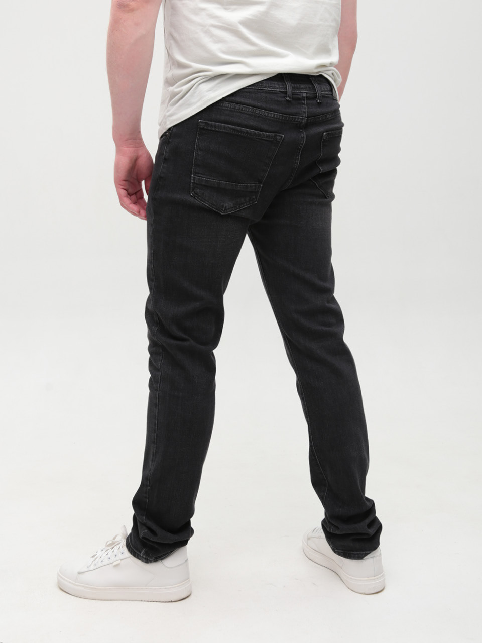 Джинсы мужские черные слим 25555 7290 754