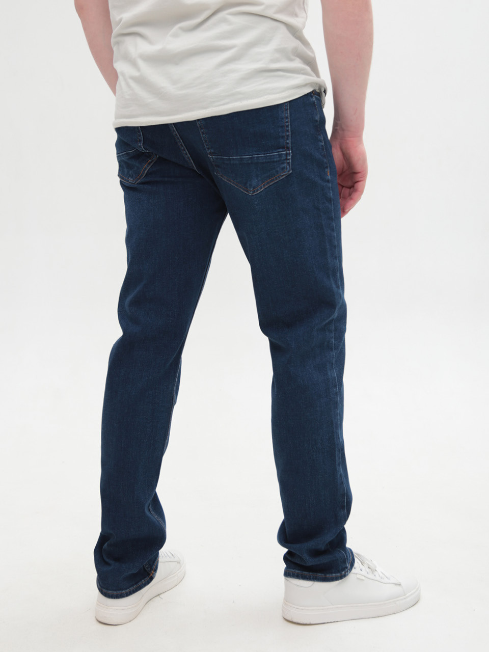 Джинси чоловічі темно-сині прямі великий розмір 16625B7517 804