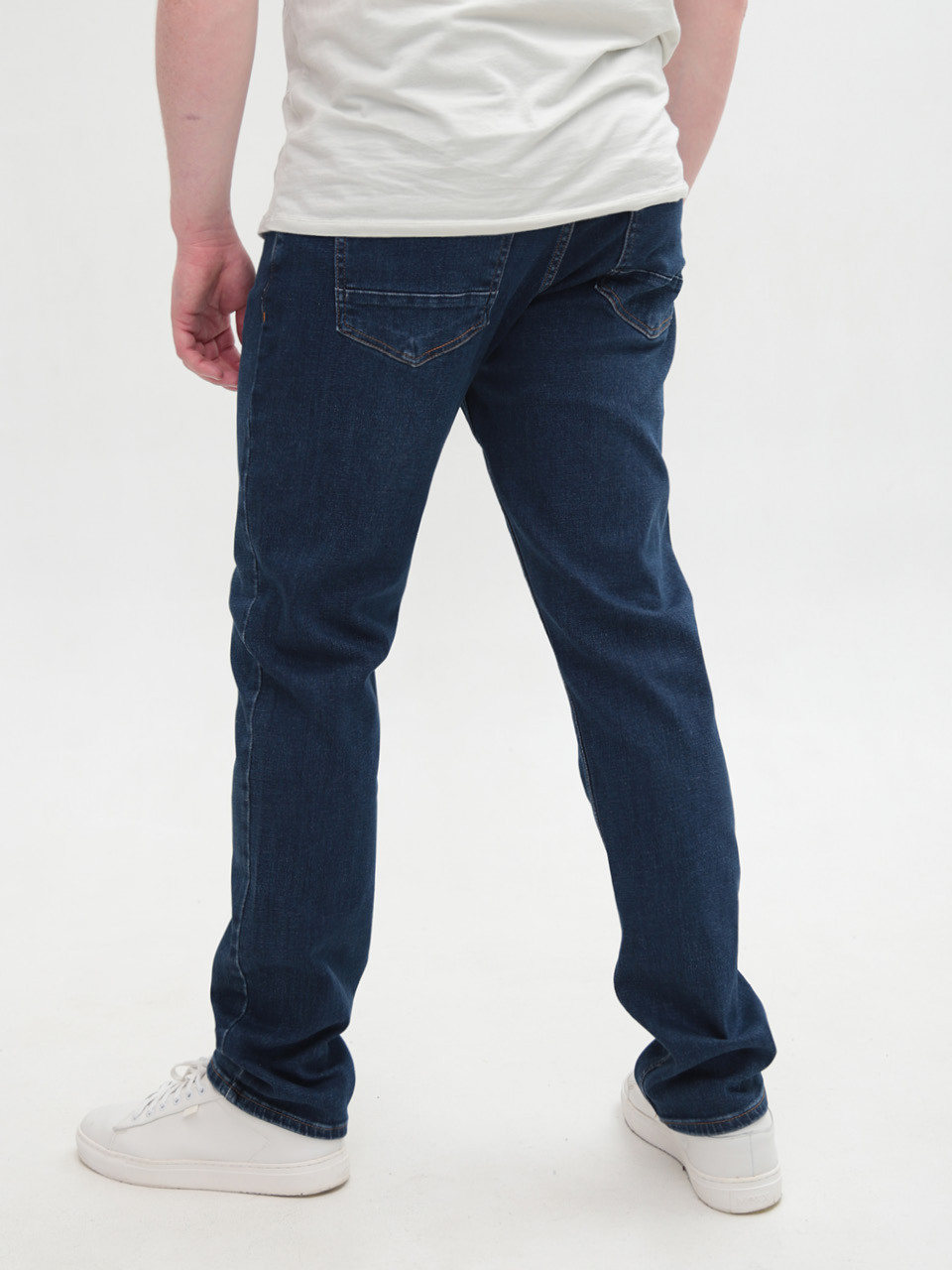 Джинси чоловічі темно-сині прямі великий розмір 16625B7517 804