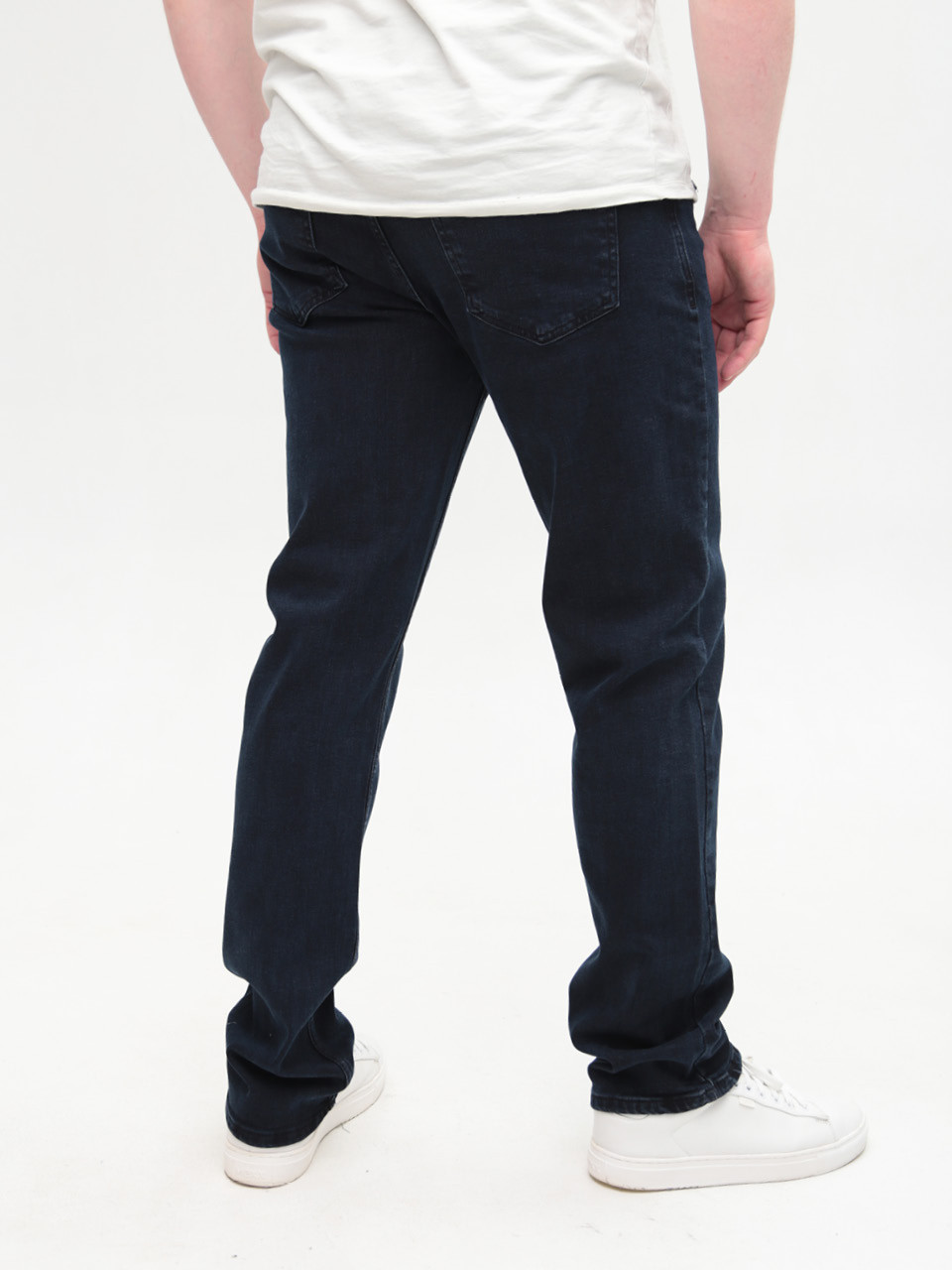Джинсы мужские черно-синие прямые 24220 6948 100
